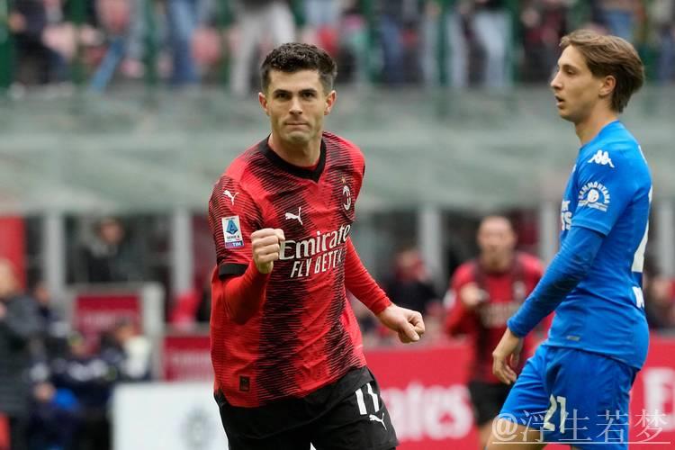 普利西奇双助攻闪耀，新援处子球惊艳，AC米兰2-0获连胜