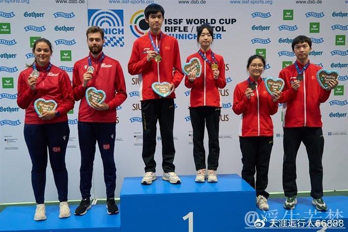 中国队射击世界杯慕尼黑站夺4金1银2铜圆满收官